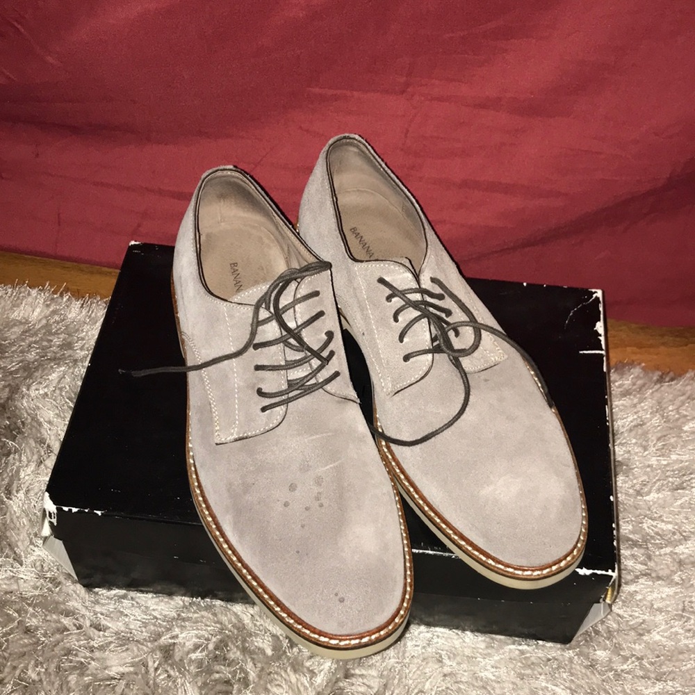 Gray oxfords